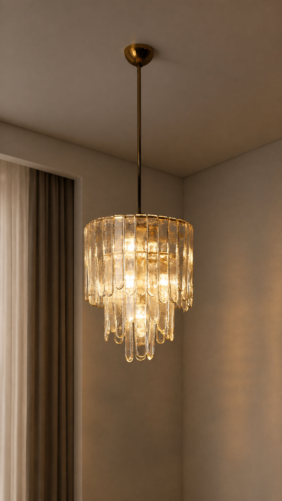 Copper Cascade Chandelier hero