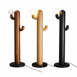 LAMPHAHA Cactus Wood Floor Lamp