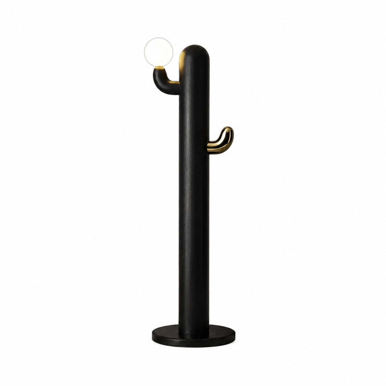LAMPHAHA Cactus Wood Floor Lamp