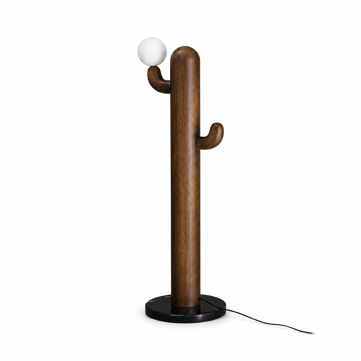 LAMPHAHA Cactus Wood Floor Lamp