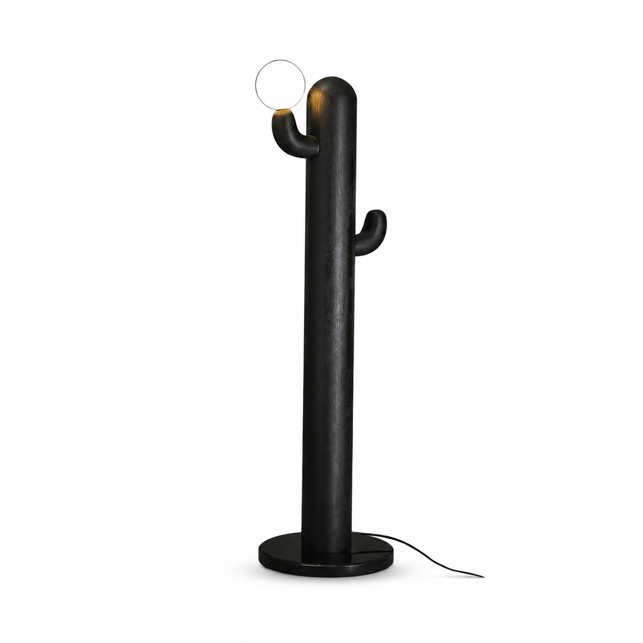 LAMPHAHA Cactus Wood Floor Lamp