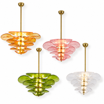LAMPHAHA Petals Glass Chandelier