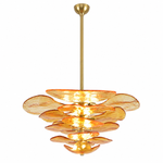 LAMPHAHA Petals Glass Chandelier