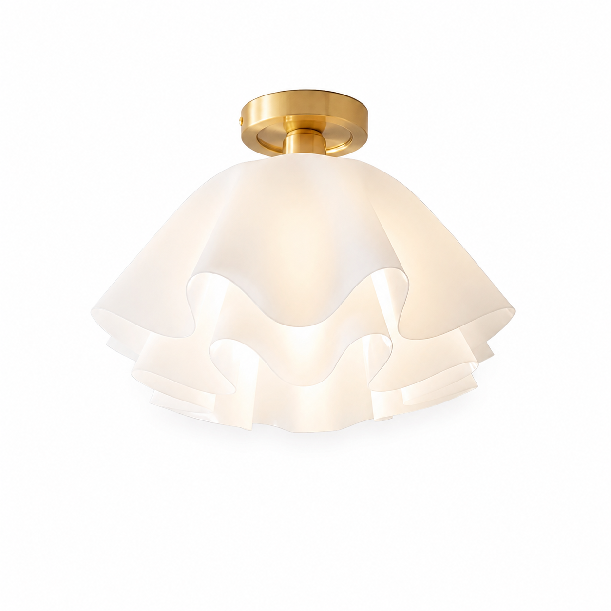 Petal-Shaped Ceiling Light