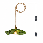 LAMPHAHA Flower Glass Pendant Light
