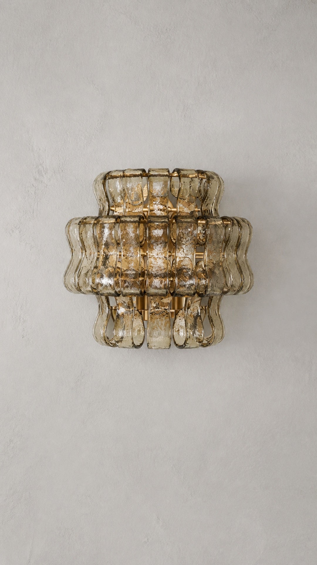 Vetra Ripple three-tier wavy glass structure