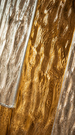 Tidal Petal rippled glass material detail