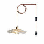 LAMPHAHA Flower Glass Pendant Light