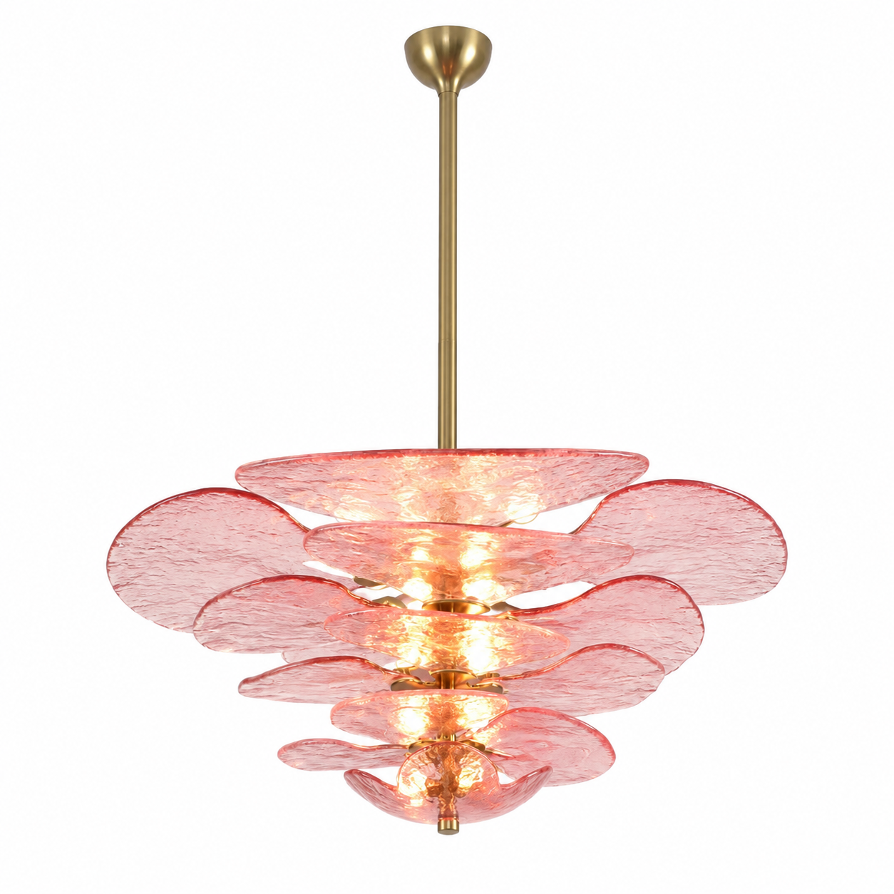 LAMPHAHA Petals Glass Chandelier