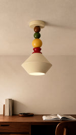 Underside and integrated LED glow detail of Color Orbit Light