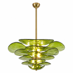 LAMPHAHA Petals Glass Chandelier