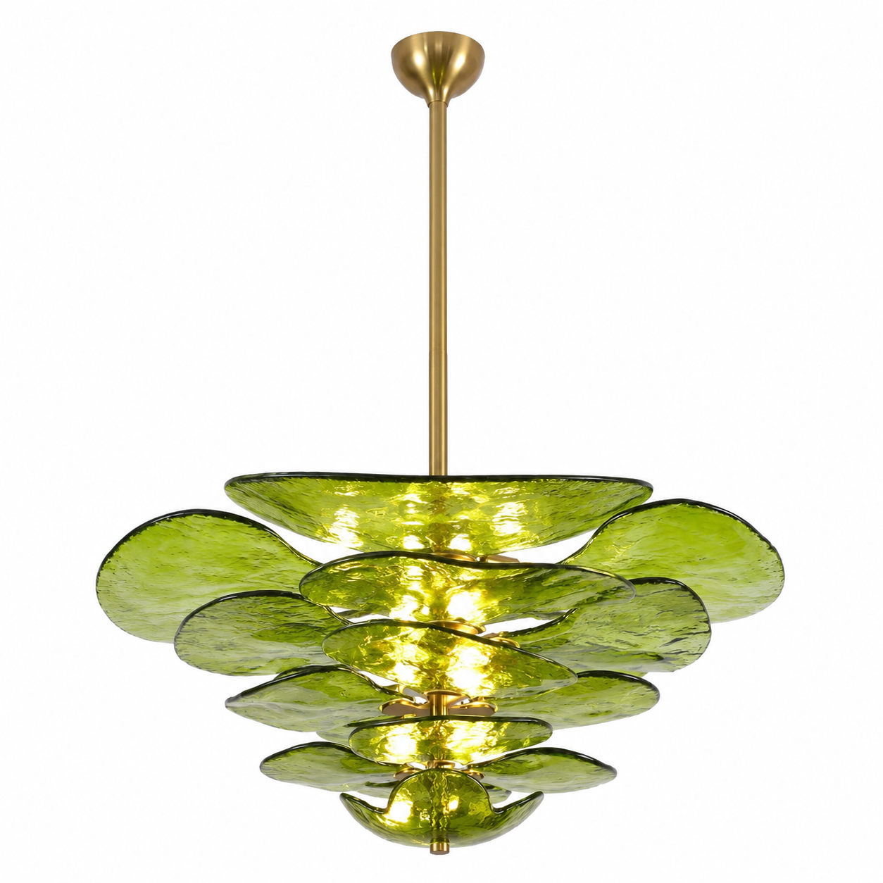 LAMPHAHA Petals Glass Chandelier