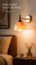 One-light wall sconce