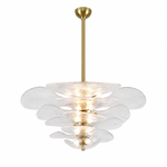 LAMPHAHA Petals Glass Chandelier
