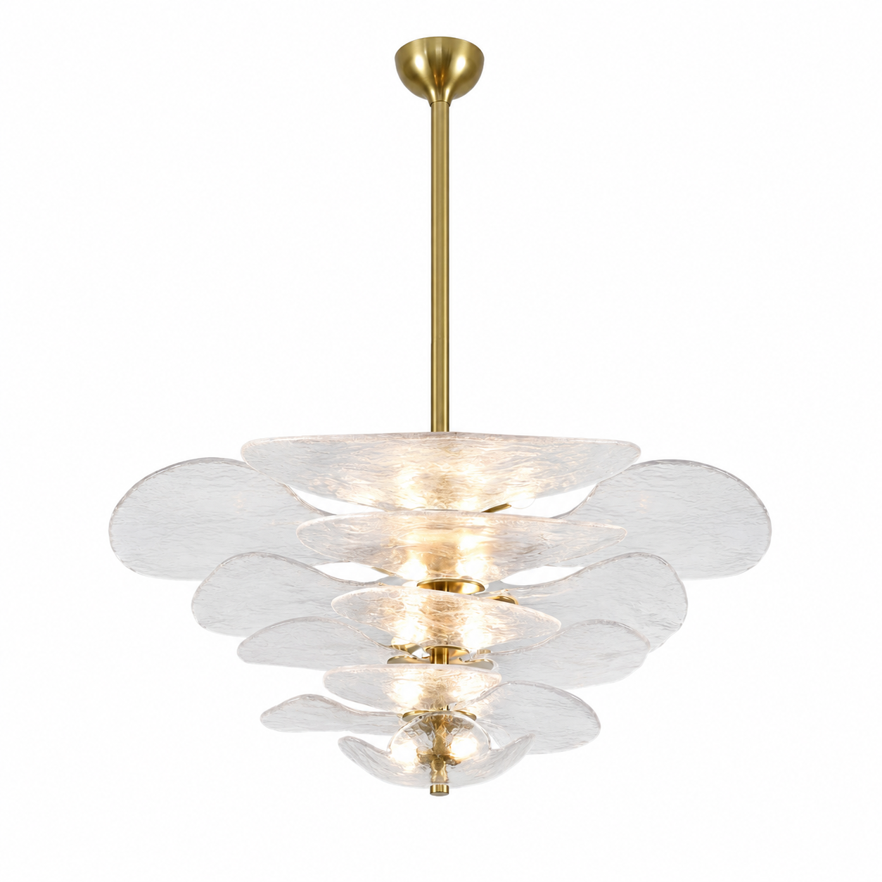 LAMPHAHA Petals Glass Chandelier
