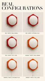 Hexa Halo Wall Light real configurations