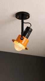 Surface-mounted ceiling contact detail