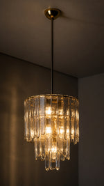 Ceiling canopy and suspension hardware detail