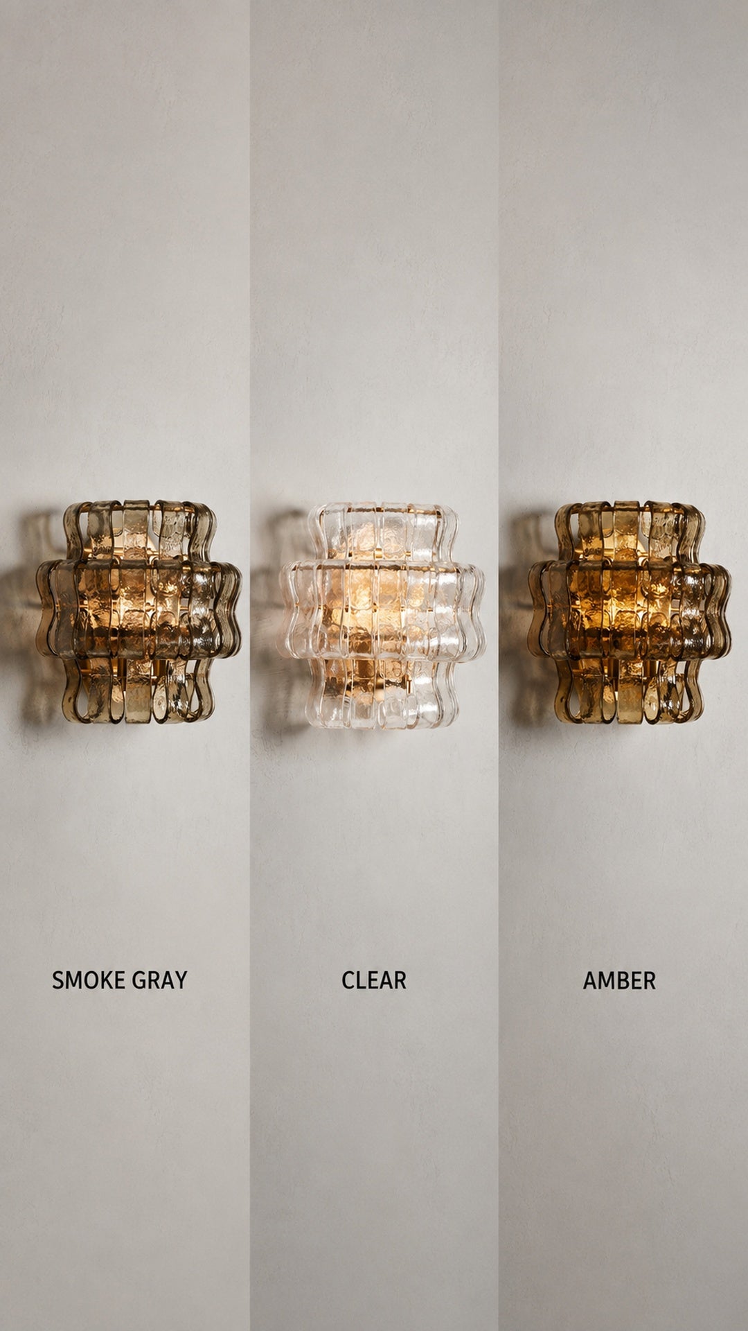 Three glass tint options comparison