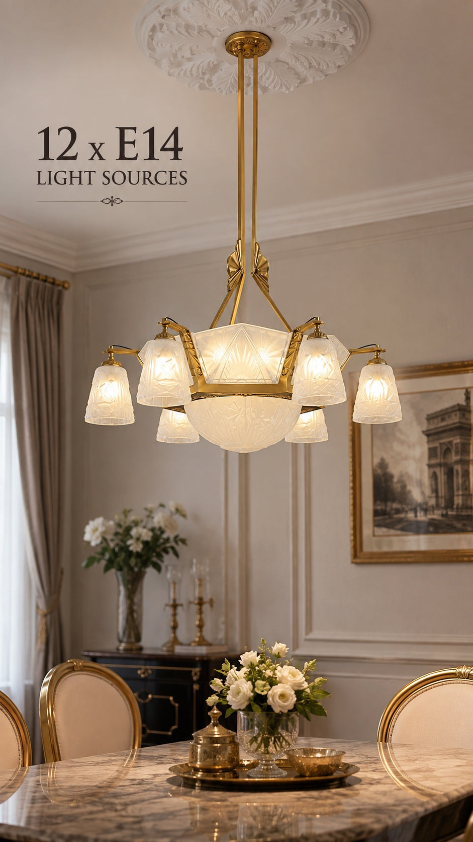 Twelve E14 light sources