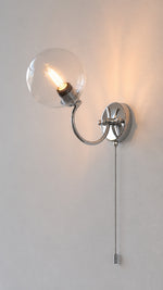 Clear-glass pull-cord configuration