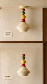 Surface mount and pendant configuration comparison