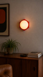 Hexa Halo Wall Light Space Age living room