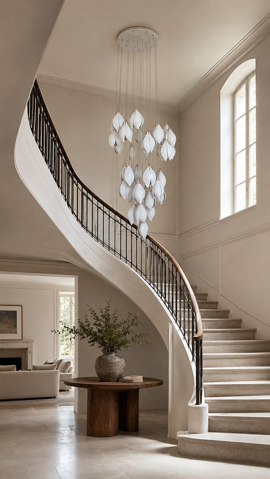 Ceiling canopy and twin rods