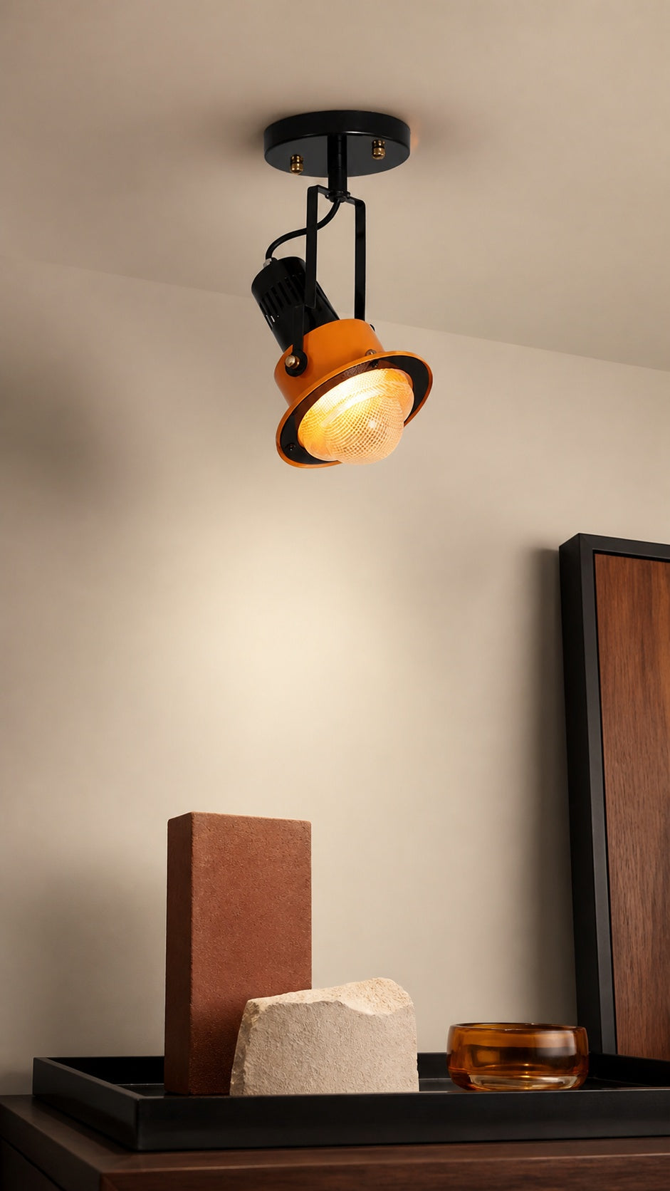 Bauhaus-inspired interior styling for the spotlight
