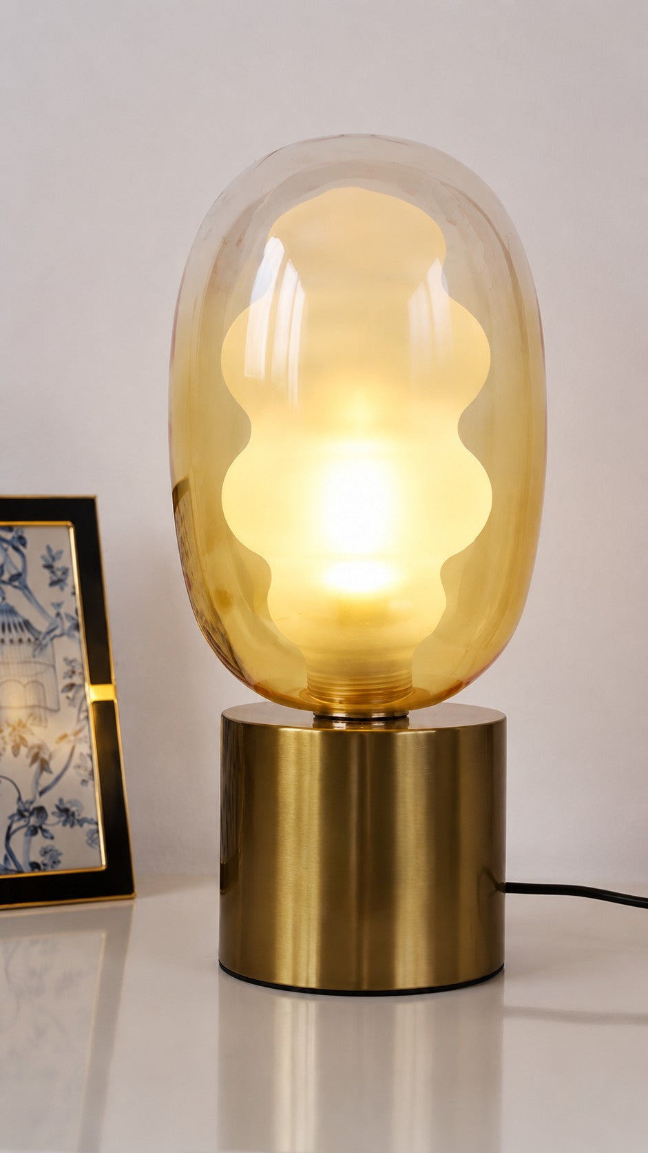 Glass bulb connection