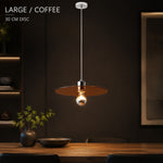 Spectrum Halo Pendant, Large / Coffee