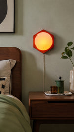 Hexa Halo Wall Light Memphis-modern bedroom