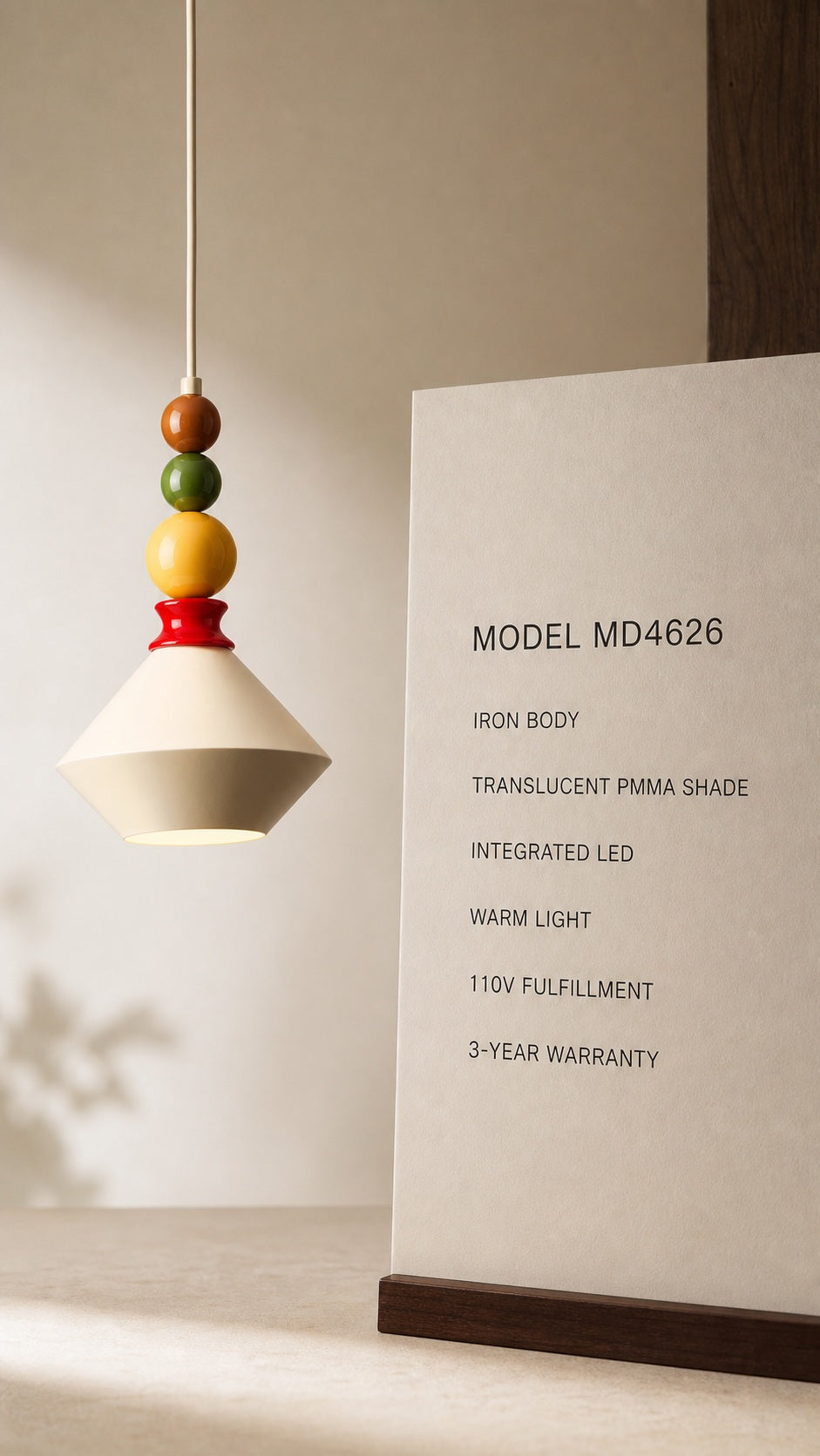 Source-backed product specifications for MD4626