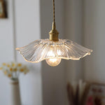 LAMPHAHA Flower Glass Pendant Lamp