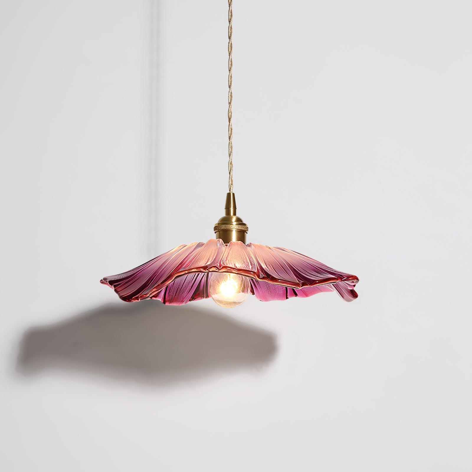 LAMPHAHA Flower Glass Pendant Lamp