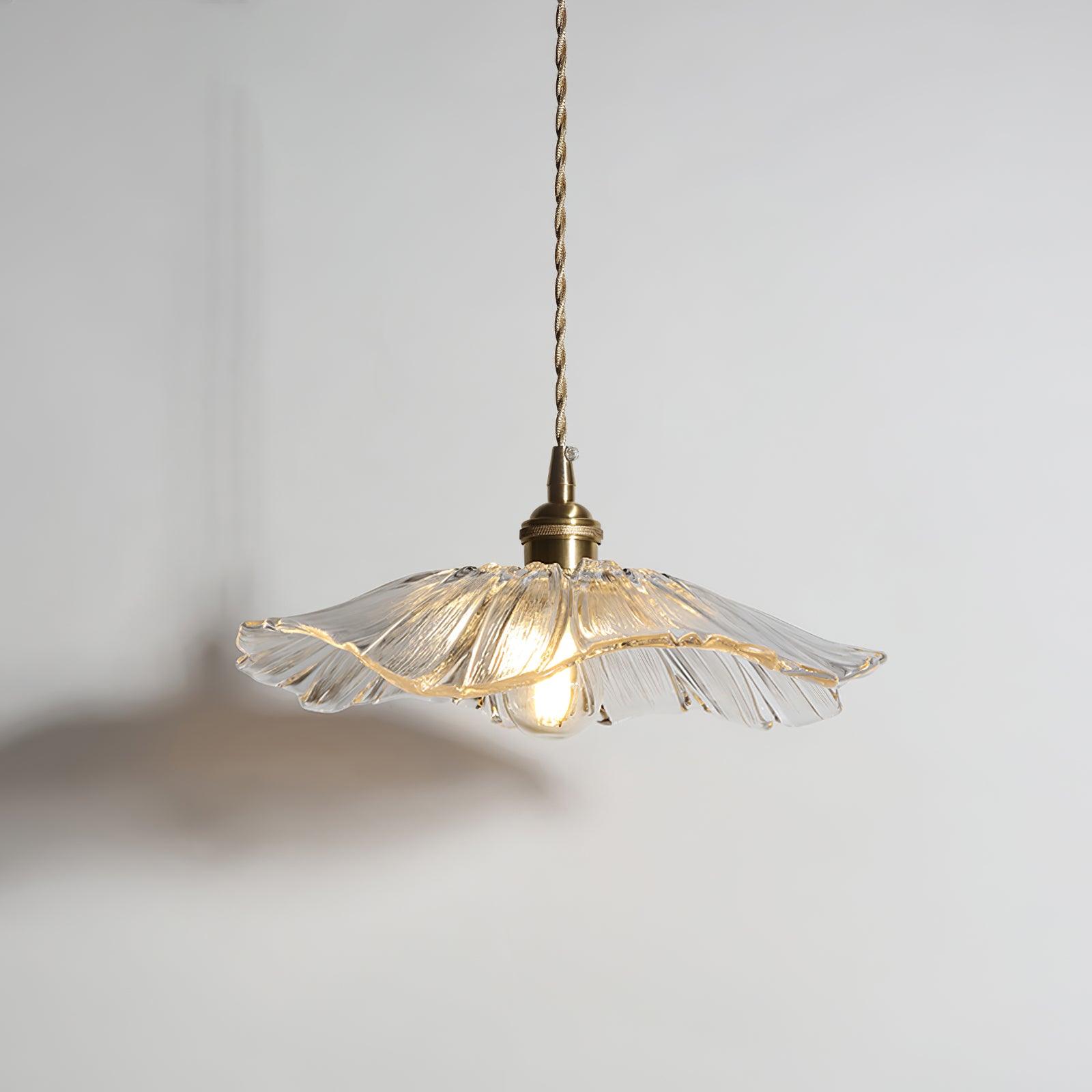 LAMPHAHA Flower Glass Pendant Lamp