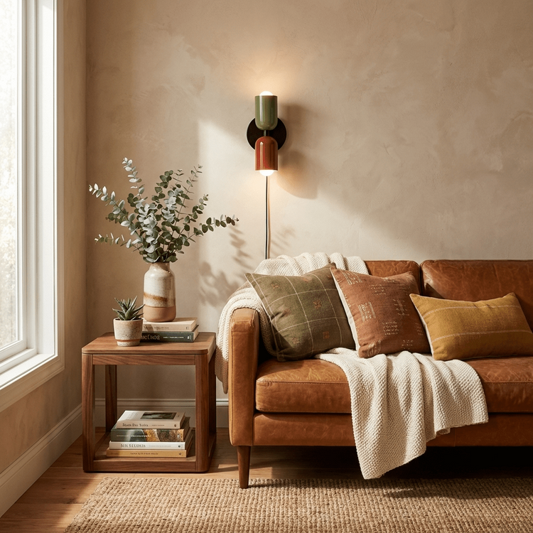 LAMPHAHA Double-Light Wall Lamp