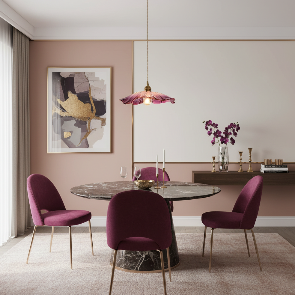 LAMPHAHA Flower Glass Pendant Lamp