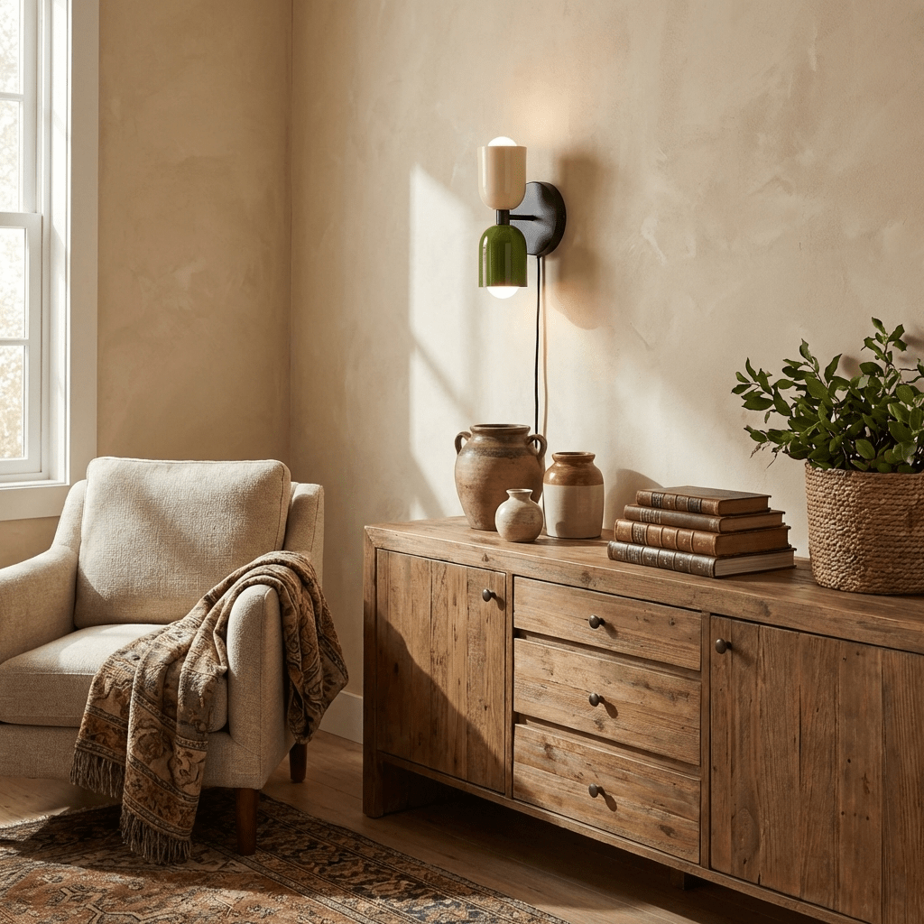 LAMPHAHA Double Wall Lamp