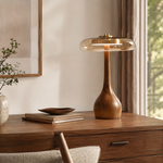 LAMPHAHA Glasses Table Lamp
