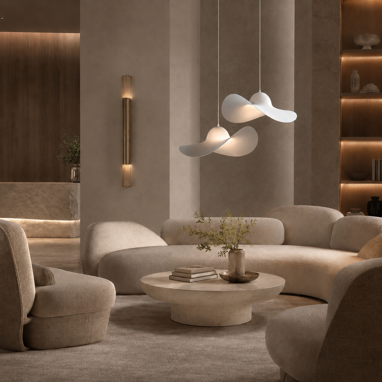 LAMPHAHA Hat Pendant Light