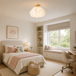 Petal-Shaped Ceiling Light
