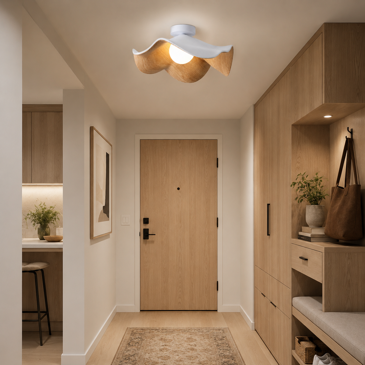 Lotus Leaf Ceiling Light
