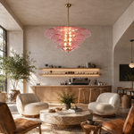 LAMPHAHA Petals Glass Chandelier
