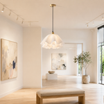 Petal-Shaped Pendant Light
