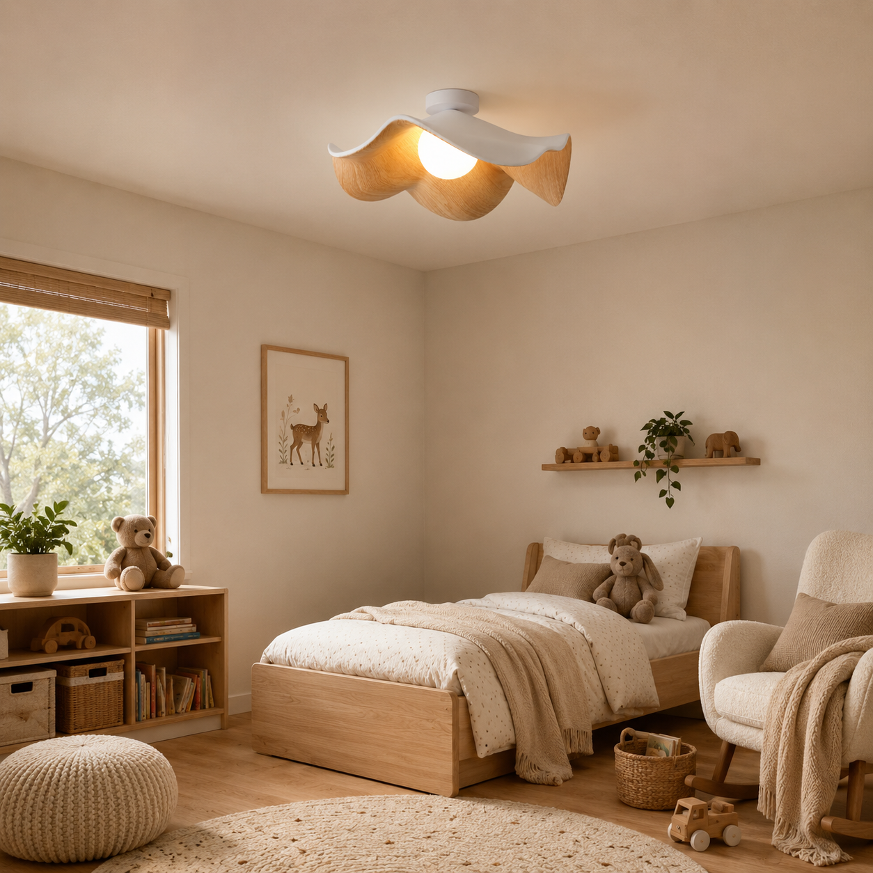 Lotus Leaf Ceiling Light