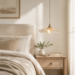 LAMPHAHA Flower Glass Pendant Light