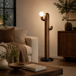 LAMPHAHA Cactus Wood Floor Lamp