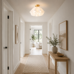 Petal-Shaped Ceiling Light