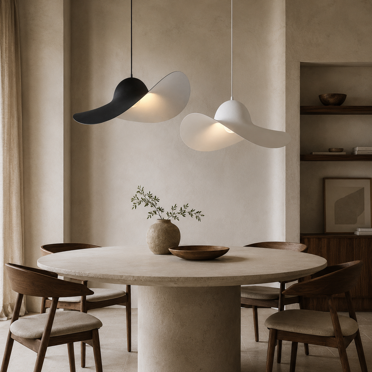 LAMPHAHA Hat Pendant Light